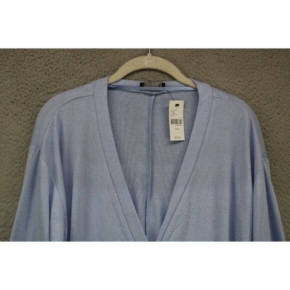 Lane Bryant Blue Button-Up Sweater-Long Sleeve-Size 10/12-New w/Tags - Picture 4 of 9